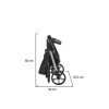 Cangaroo Ace sport babakocsi - Fekete