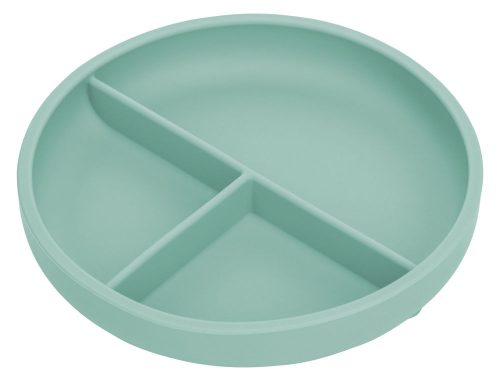 FreeON osztott szilikon tányér-green